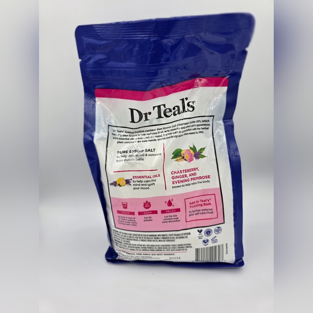 Pure Epsom Salt Soaking Solution - Blue